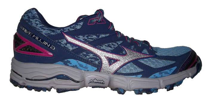 Mizuno Wave Mujin 2 seitlich betrachtet (Außenseite)